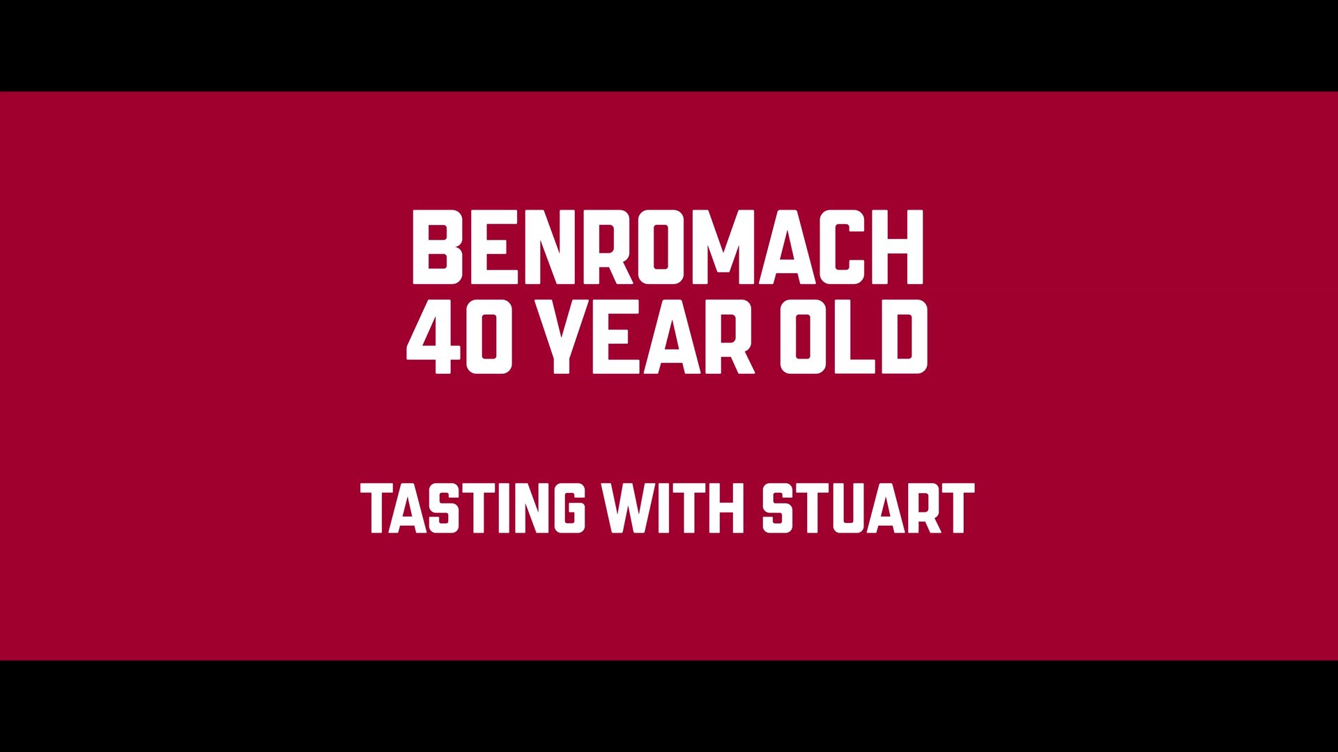 Aged 40 Years - Benromach